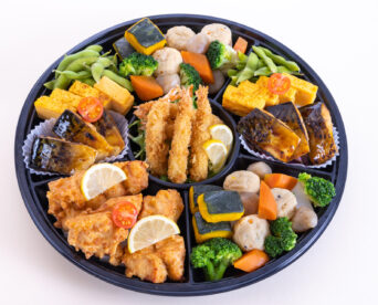 107.鶏の照り焼き・幕の内仕出し弁当