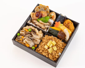 91.【秋限定！】さつまいもそぼろご飯と舞茸の炊き込みご飯・4升仕出し弁当